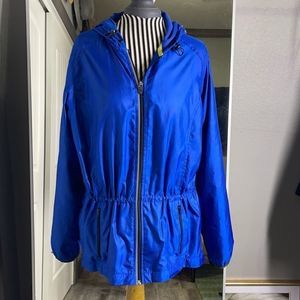 NWOT XERSION Performance Wear Blue zip up jacket Medium